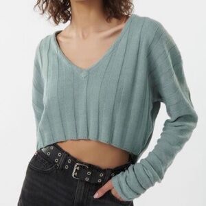 Garage Ribbed Sweater Cropped